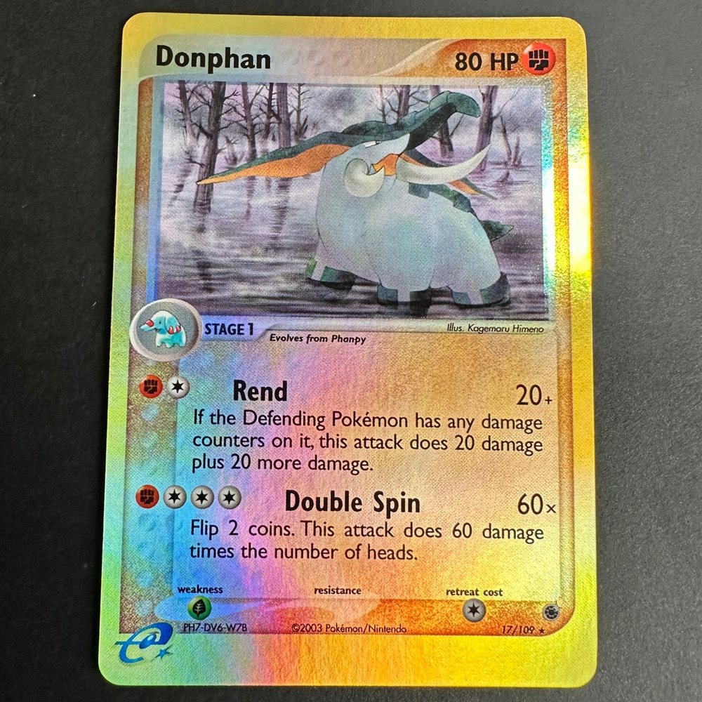 Pokemon TCG Donphan EX Ruby and Sapphire Rare Reverse Holo NM